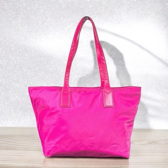 Marc Jacobs Signature Tote, Hot Pink Nylon - Picture 3 of 11